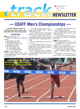 — USATF Men's Championships —