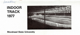 Indoor Track 1977 Morehead State University