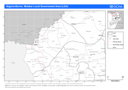 Nigeria-Borno: Mobbar Local Government Area (LGA)