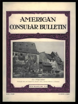 The Foreign Service Journal, December 1922 (American Consular Bulletin)