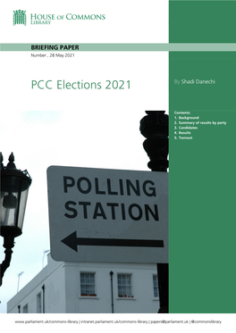 PCC Elections 2021