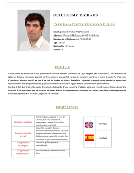 Profil Guillaume Richard