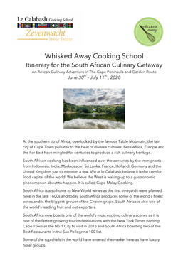 Whisked Away Cooking School