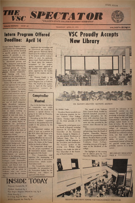 The Spectator, April 13, 1972. Vol. 38, Issue