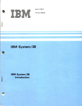 IBM System/3S