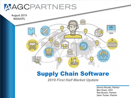 Supply Chain Software 2019 First Half Market Update