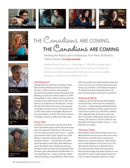 The Canadiansare Coming, the Canadiansare Coming