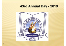 43Rd Annual Day - 2019
