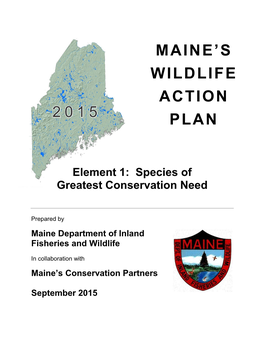 Wildlife Action Plan September 2015