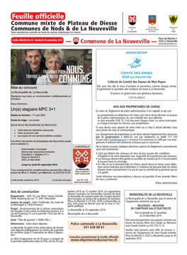 Feuille Officielle