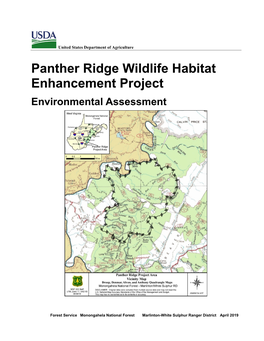 Panther Ridge Wildlife Habitat Enhancement Project Environmental Assessment