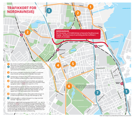 4 6 3 1 1 2 2 5 7 Trafikkort for Nordhavnsvej