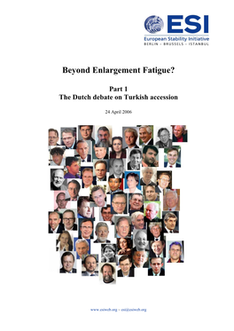 Beyond Enlargement Fatigue?