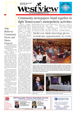 Community Newspapers Band Together to Fight Tennessean's