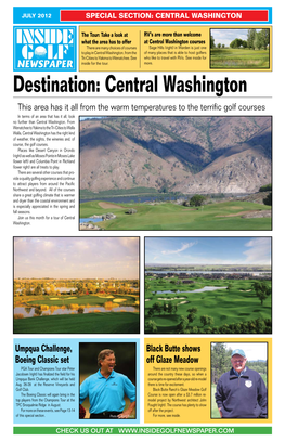 Destination: Central Washington