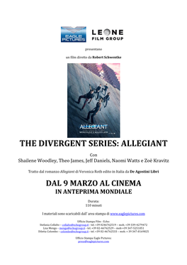 The Divergent Series: Allegiant