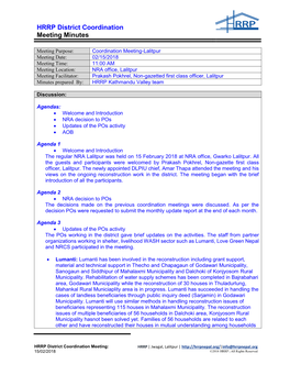 Meeting Minutes Template