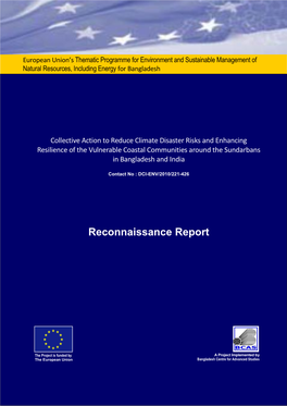 Reconnaissance Report Under CCDRER Project