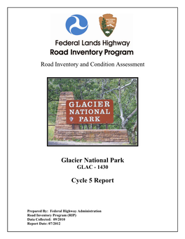 Glacier National Park Cycle 5 Report