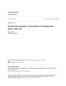 The Diversity of a Changing Indian Ocean, 1500-1750