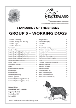 Group 5 – Working Dogs