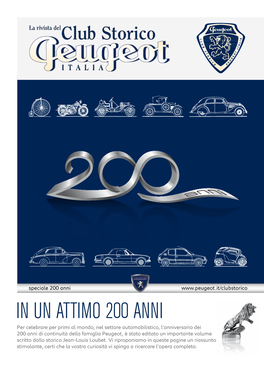 In Un Attimo 200 Anni