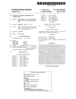 (12) United States Patent (10) Patent No.: US 7,912,828 B2 Bonnet Et Al