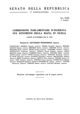 Senato Della Repubblica V Legislatura