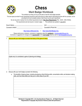 Merit Badge Workbook This Workbook Can Help You but You Still Need to Read the Merit Badge Pamphlet