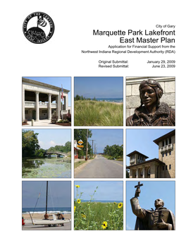 Marquette Park Lakefront East Master Plan Application for Financial Support from the Northwest Indiana Regional Development Authority (RDA)