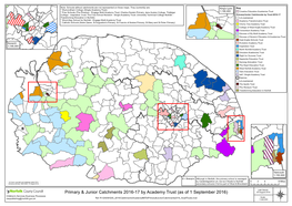 Primary & Junior Catchments 2016-17 by Academy Trust