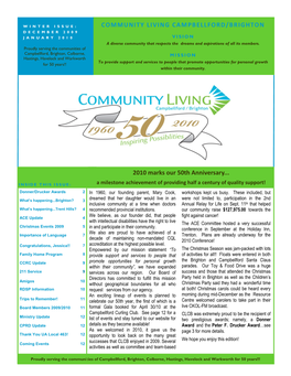 CLCB Newsletter Spring 2010