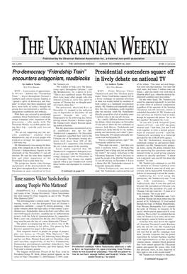 The Ukrainian Weekly 2004, No.52