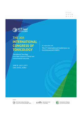 The Xiii International Congress of Toxicology
