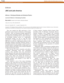 Editorial JIDC and Latin America