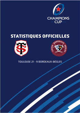 Statistiques Officielles Du Match