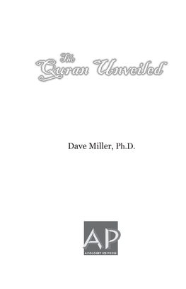 Dave Miller, Ph.D