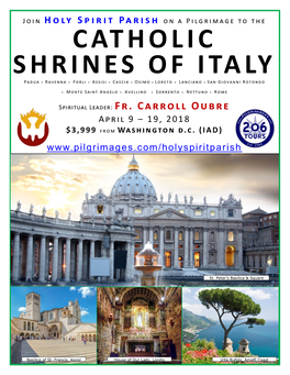 Catholic Shrines of Italy