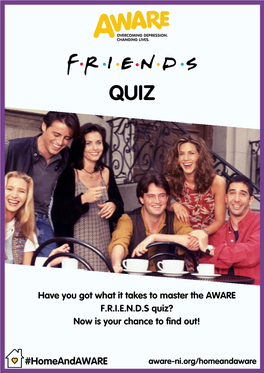 AWARE FRIENDS Quiz