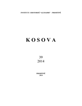 Kosova, 39 (2014)