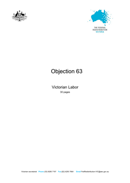 Victorian Labor 30 Pages