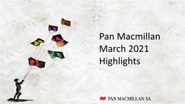 Pan Macmillan March 2021 Highlights