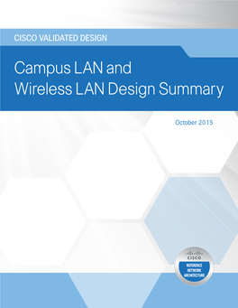 Campus LAN and Wireless LAN Design Summary