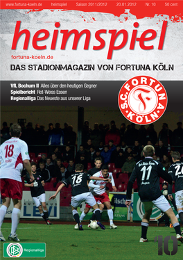 Das Stadionmagazin Von Fortuna Köln