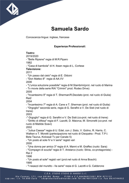 Samuela Sardo