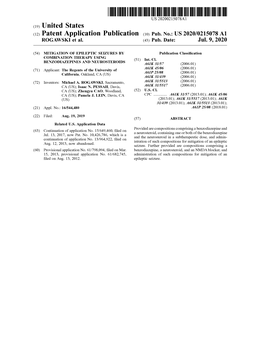 ( 12 ) Patent Application Publication ( 10 ) Pub . No .: US 2020/0215078 A1