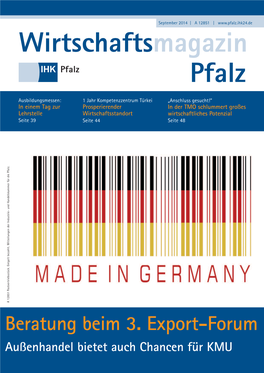 WIRTSCHAFTSMAGAZIN PFALZ | 3 INHALT M O C