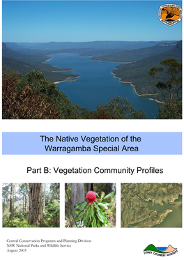 Warragamba Special Area Vegetation Report Part B