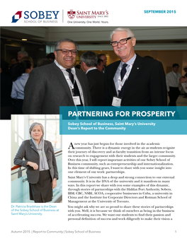 Partnering for Prosperity