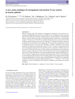 A New, Clean Catalogue of Extragalactic Non-Nuclear X-Ray Sources in Nearby Galaxies